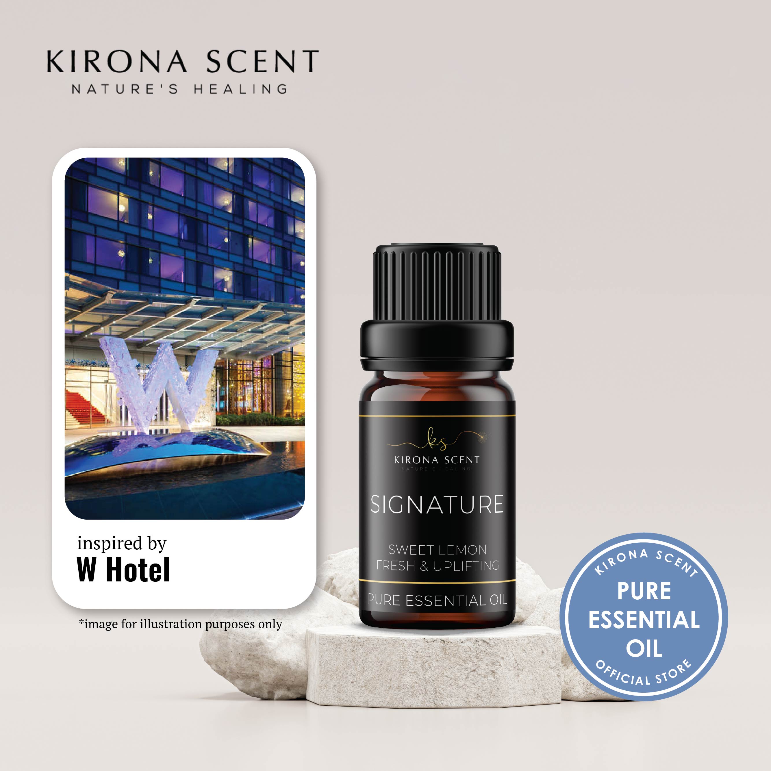 [KIRONA SCENT] Jewel Changi Inspired Pure Essential Oil (10ml) | Hotel Scents & Mall Fragrances | Use with Nebulizer Candle Burner Electric Diffuser