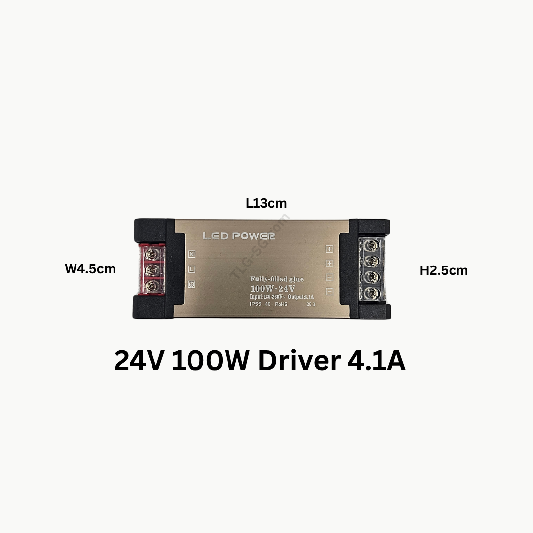 TLG LumaStrip 24V COB Led Strip Led Light Strip Led Driver LED Transformer tri color warm white warm light cool white