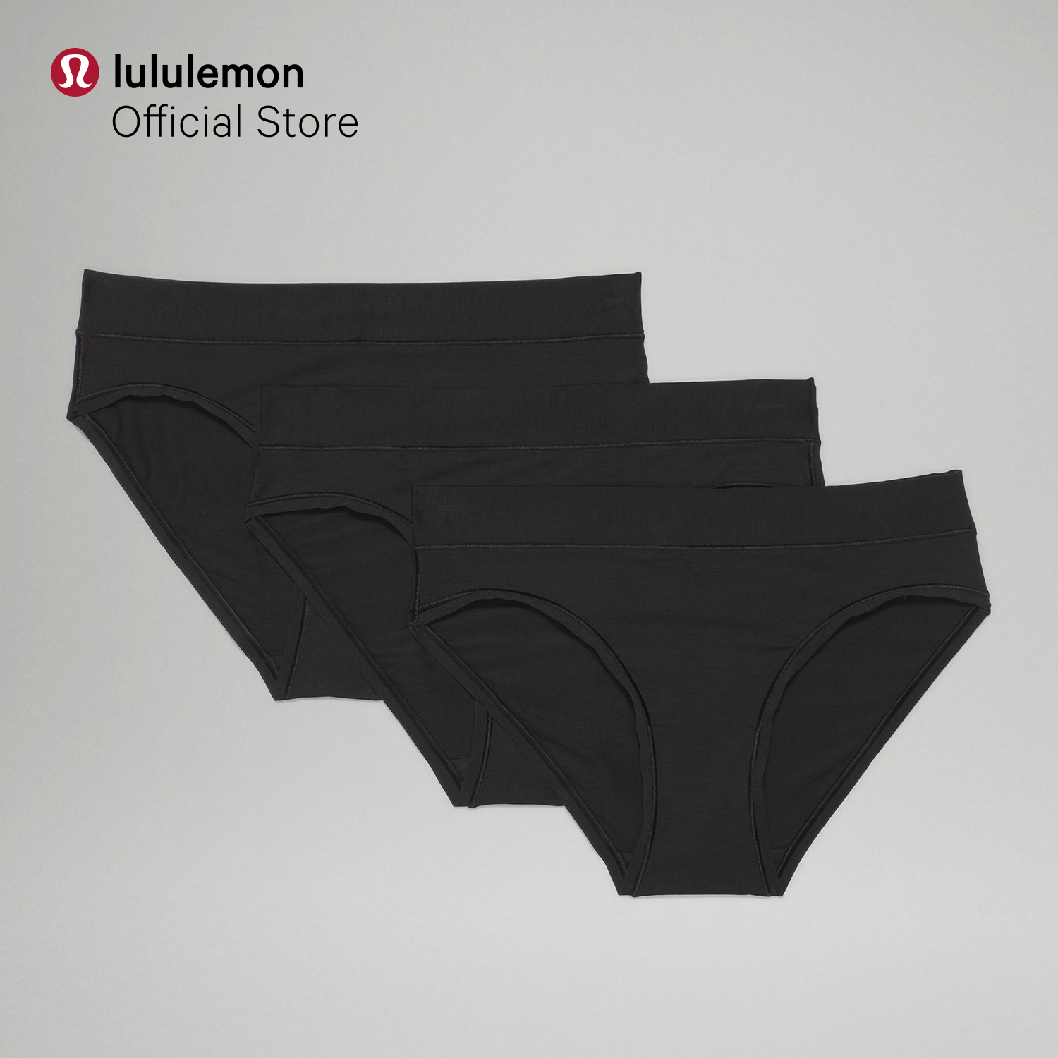 lululemon Women's InvisiWear Mid-Rise Bikini Underwear (3 Pack