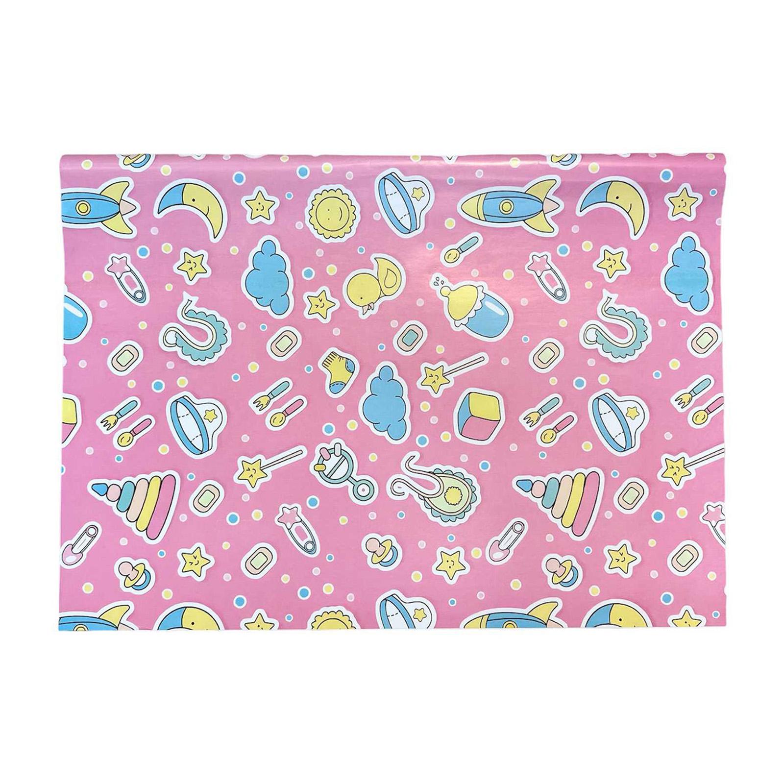 CGS Printed Wrapping Paper (5pcs) - Pink Space