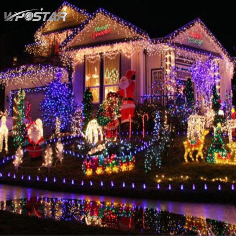 Outdoor String Lights 5M 10M 20M 30M 50M 100M Led Garland String Fairy Light Christmas Light Holiday Wedding Party