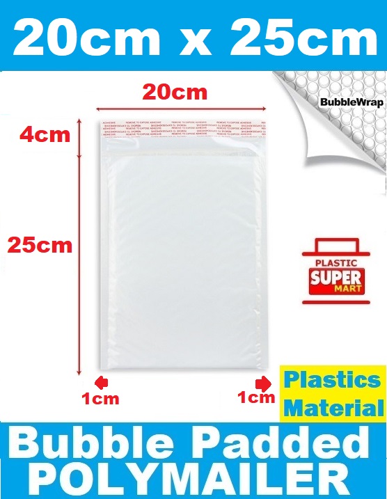 【50pcs |100pcs】White Pearlised Bubble Padded Wrap Plastic Poly Envelope Packaging Protective Bubble Cushion Polymailer Material Bubble Envelope Tape Courier Poly Mailer Shipping Mailer Bag Many SIzes