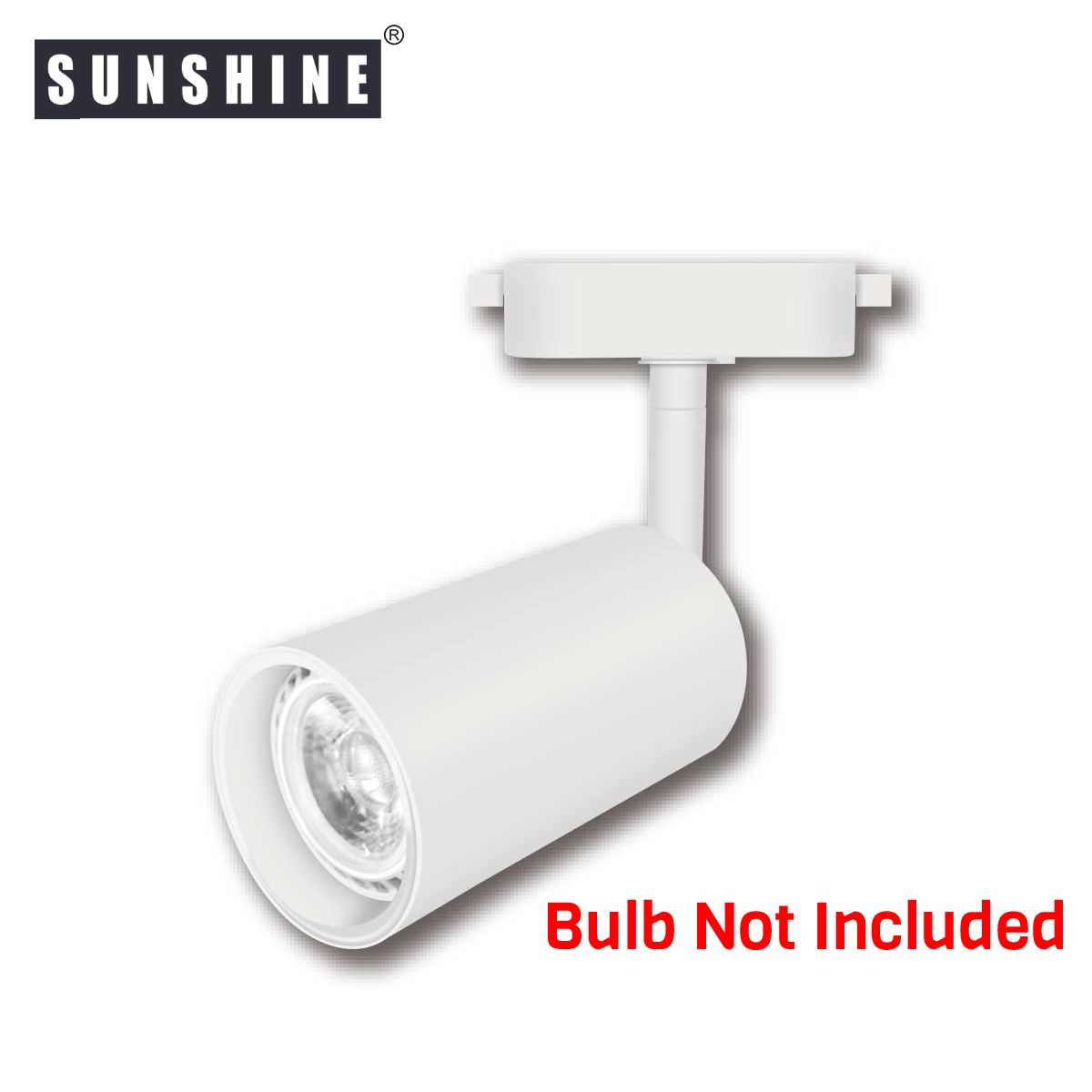 SUNSHINE Indoor GU10 Tracklight Fittings Black Case / White Case Track Light (Bulb not included)
