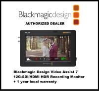 Blackmagic Design Video Assist 7  12G-SDI/HDMI HDR Recording Monitor + 1 year local warranty