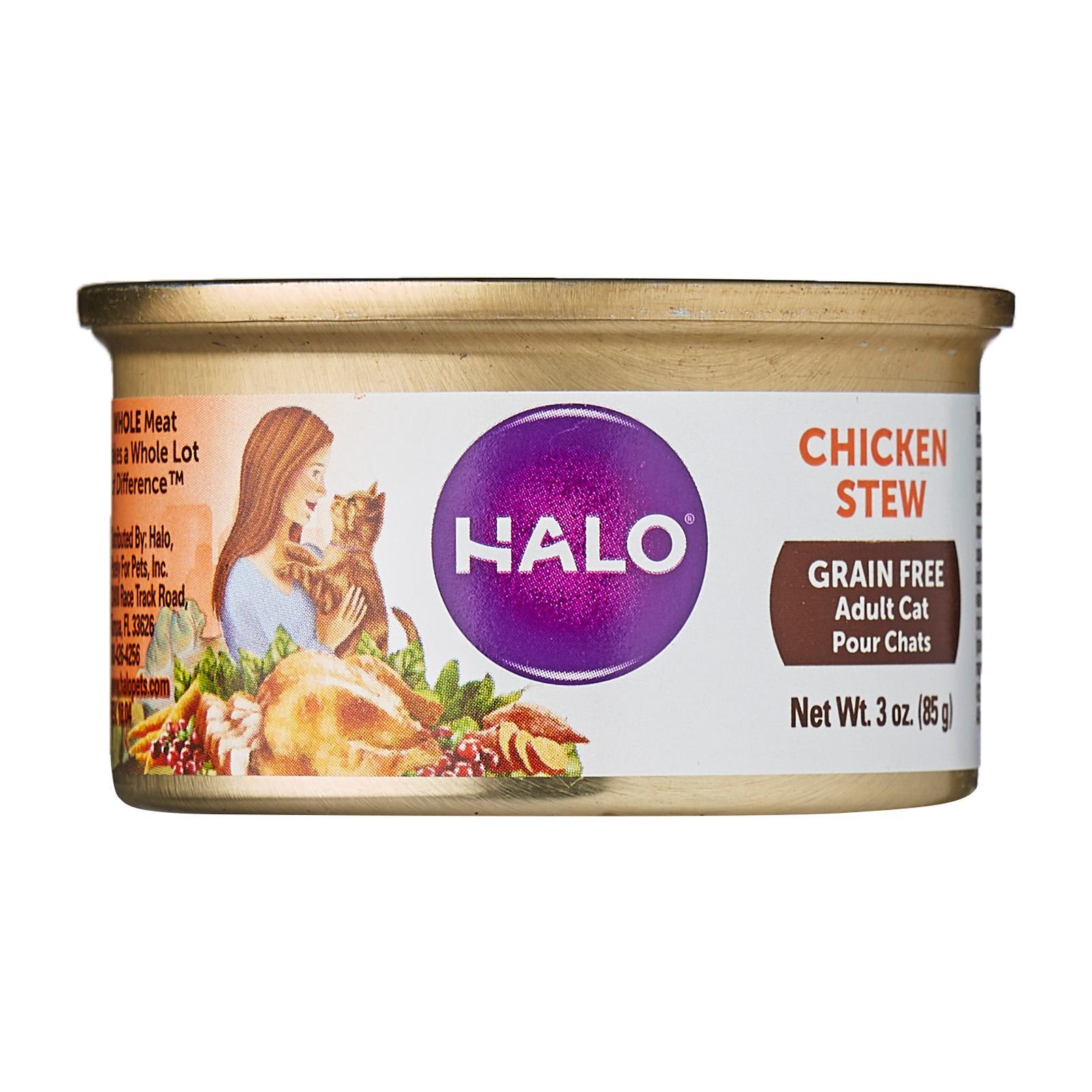 halo chicken stew cat food