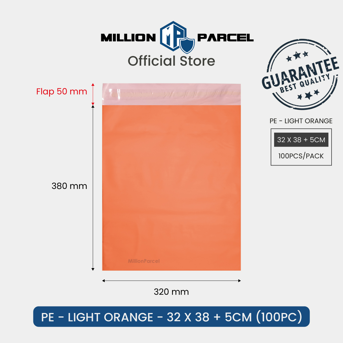 MillionParcel Polymailer Bag | Mailer Bag | Poly Mailer | Envelope | Mailing Bag | Courier Bag | Packing Bag | Packaging Bag