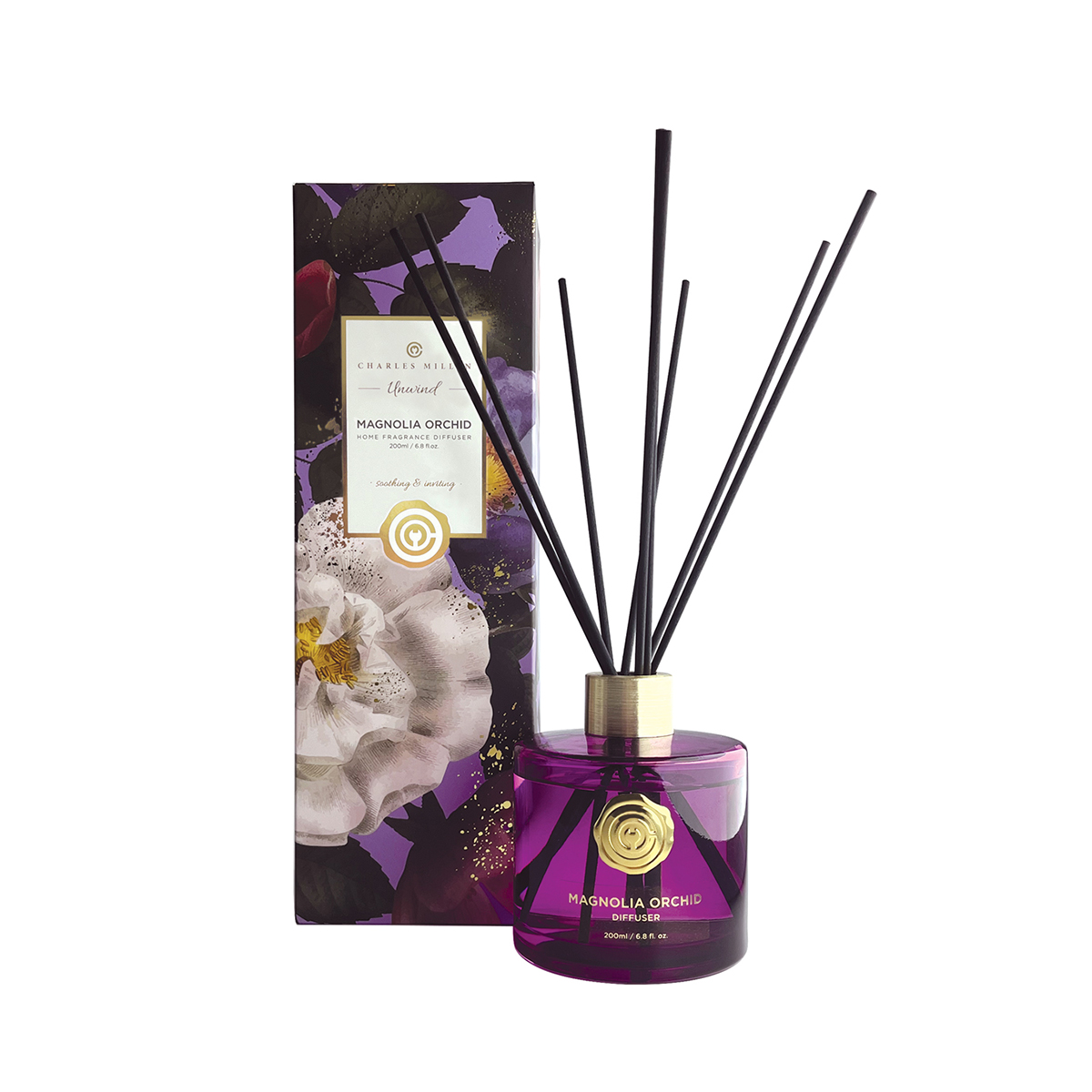 Charles Millen Unwind Home Spa Indulgence [1pc] Diffuser 200ml/ Room Mist 100ml
