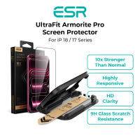 ESR iPhone 18 / 17 / 16 / 15 Pro Max / Pro / Plus / Air - iPhone 18-15 Series - Armorite Pro Full Ultra Tempered Glass - 1pc Pack - Powerful Scratch Resistance - HD Clarity - Easy Application