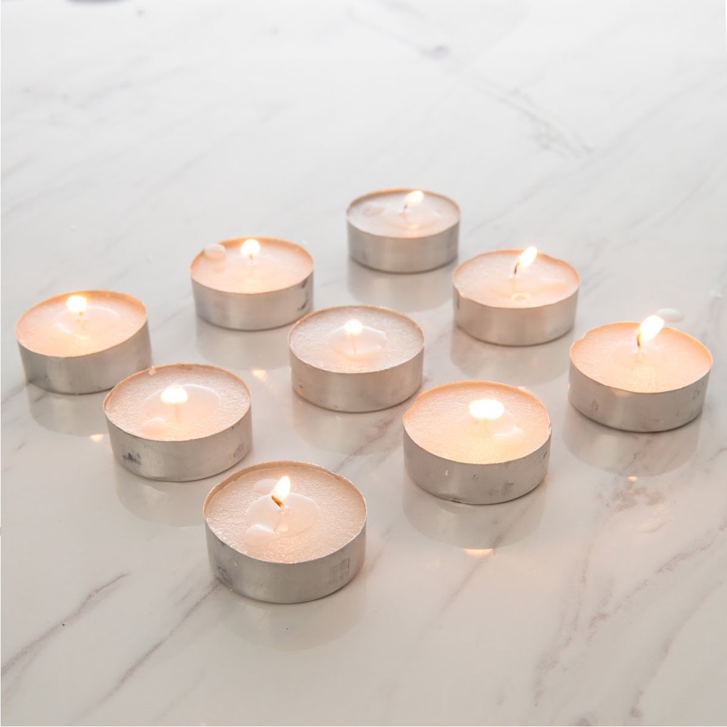 Tealight Candles- 4hours - 100pcs