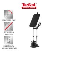 Tefal All-in-One Ironing IXEO+ Garment Steamer QT1510 - Powerful Steam XL Water Tank Easy-Carry Removable Base Fast Heat-up Attached Wheels