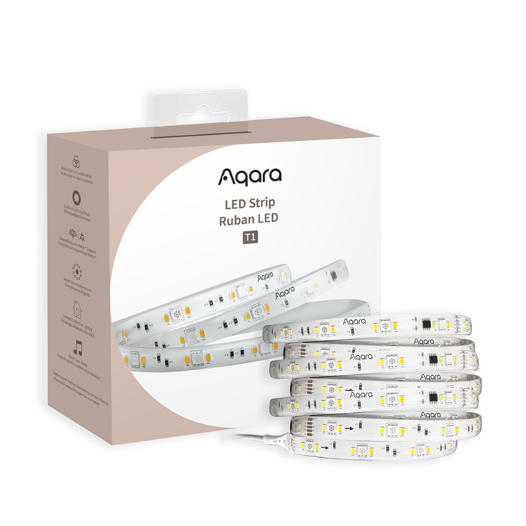 [GLOBAL] Aqara T1 RGB + White Ruban LED Light Strip Require Aqara HUB Works w Apple Homekit Google Home Amazon Alexa
