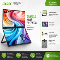 [Portable Dual Display monitor] Acer PD3 Series PD193Q 2x 18.5-Inch FHD IPS Portable Dual Display Monitor | Type-C
