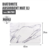 [HOUZE] Diatomite Absorbent Hard | Ultra Absorbent Soft Mat [60cm x 40cm]