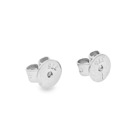 Top Cash Jewellery 9K White Gold Earrings Backing