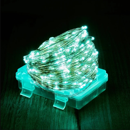 5M 50 LED Light Christmas Lights Strip Fairy Lights Battery Operated Light Room Curtain Party Festive Wedding Decoration Christmas Decoration
