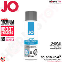 SYSTEM JO H2O Original Lubricant 8 oz Water Based Personal Sex Lubricant For Men and Women Horns Toy