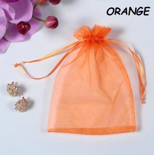 10 x 15 cm Organza Drawstring Pouches/Mesh Gift Bag Goodies Wedding Pouch Bags (10 pcs in a pack)