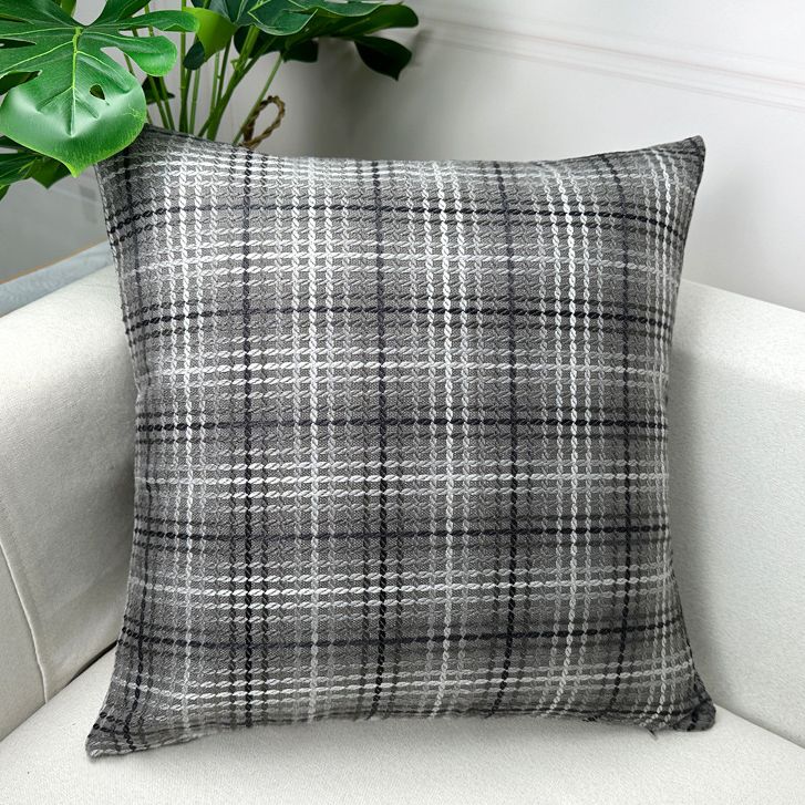 {SG}Solid Corduroy Striped Sofa Cushion Covers 45x45cm PillowcaseCozy Comfort Square Cushion Cover