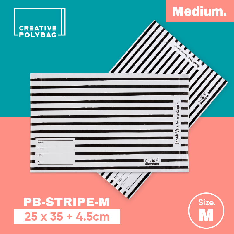 Creative Polybag - Stripe - M