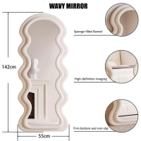 Turtle Vanity Mirror with Lights LED Makeup Mirror HD Beauty Mirror Desktop Mirror Standing mirror