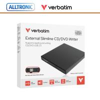 Verbatim External Slimline Mobile CD DVD Writer P/N: 66817