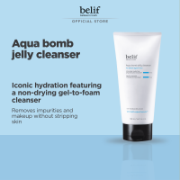 belif Aqua Bomb Jelly Cleanser 160ml - Hydrating facial cleanser removes makeup and impurities