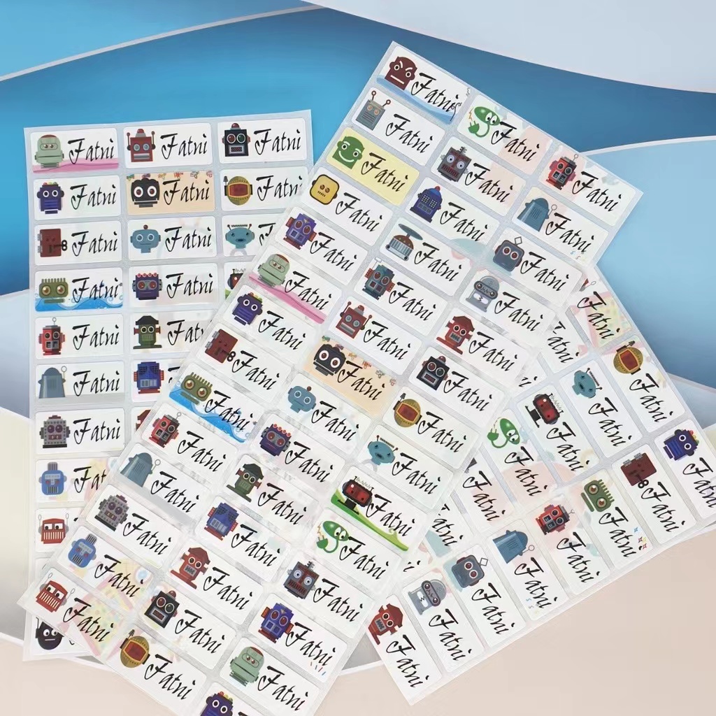 🇸🇬SG | Fast Shipping ★ Customised Name Sticker Children Stickers Kids Personalised Name Label Waterproof omize Name Sticker Label Waterproof /Children Stickers /Childrens Day/Teachers Day/Christmas Gift/Birthdays Gift