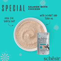 Schesir After Dark Complete Balanced Wet Food Adult Cats 80g - Fillet Pate Mousse