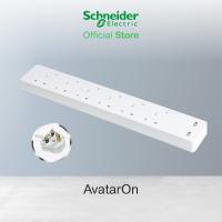Schneider Electric- AvatarOn Trailing socket 4Gang or 6Gang with and without USB 3Meters (Extension Cord)