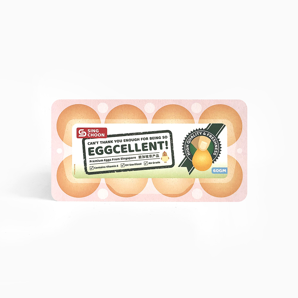 Singapore Souvenir Singlish Greeting Card – (Thank You / Thanks / Happy Teachers Day/ Teacher) Eggcellent Eggs Excellent