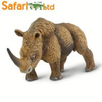 Safari Ltd Prehistoric Creatures Series Wild Safari Dino Toys (Woolly Rhinoceros Woolly Mammoth) (Authentic)