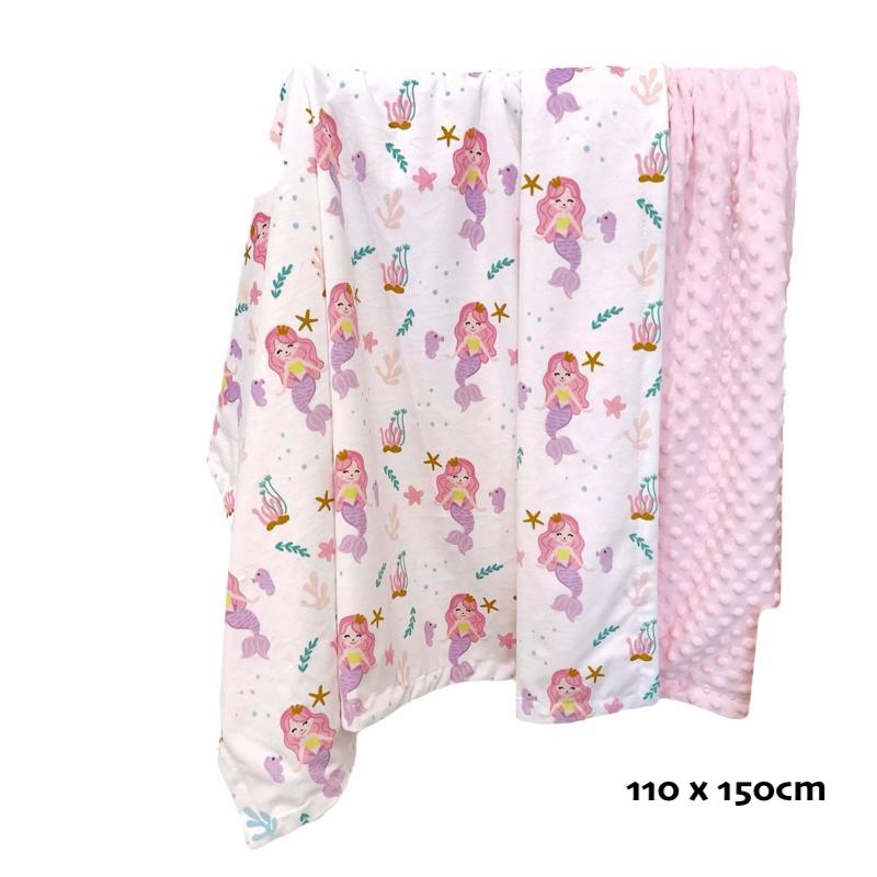 Baby Minky Blanket Dotted Soft Aircond Blankets Cover