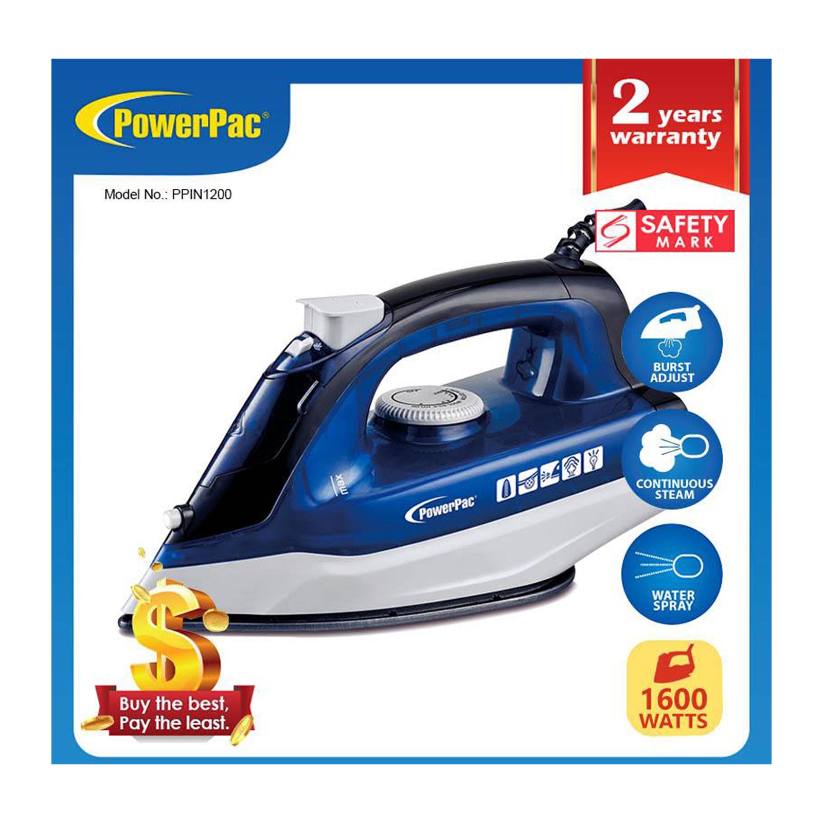 powerpac cordless iron