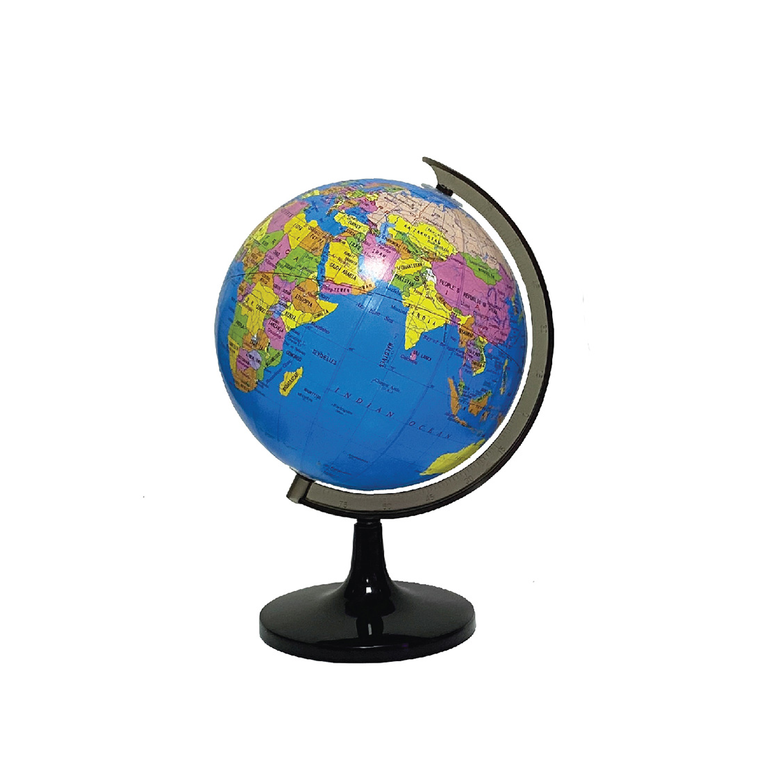[SG Stock] Centre World Globe with Stand | 14.16cm 18.20cm 21.40cm | Educational | Feng Shui Enhancement