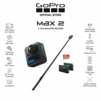 GoPro MAX 2 + Accessories Bundle (The perfect 360 setup)