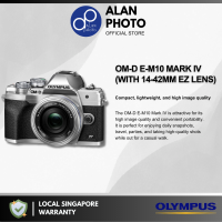 OM SYSTEM OM-D E-M10 IV Mirrorless Camera | 20.3MP | 4K Video | OM System Singapore Warranty