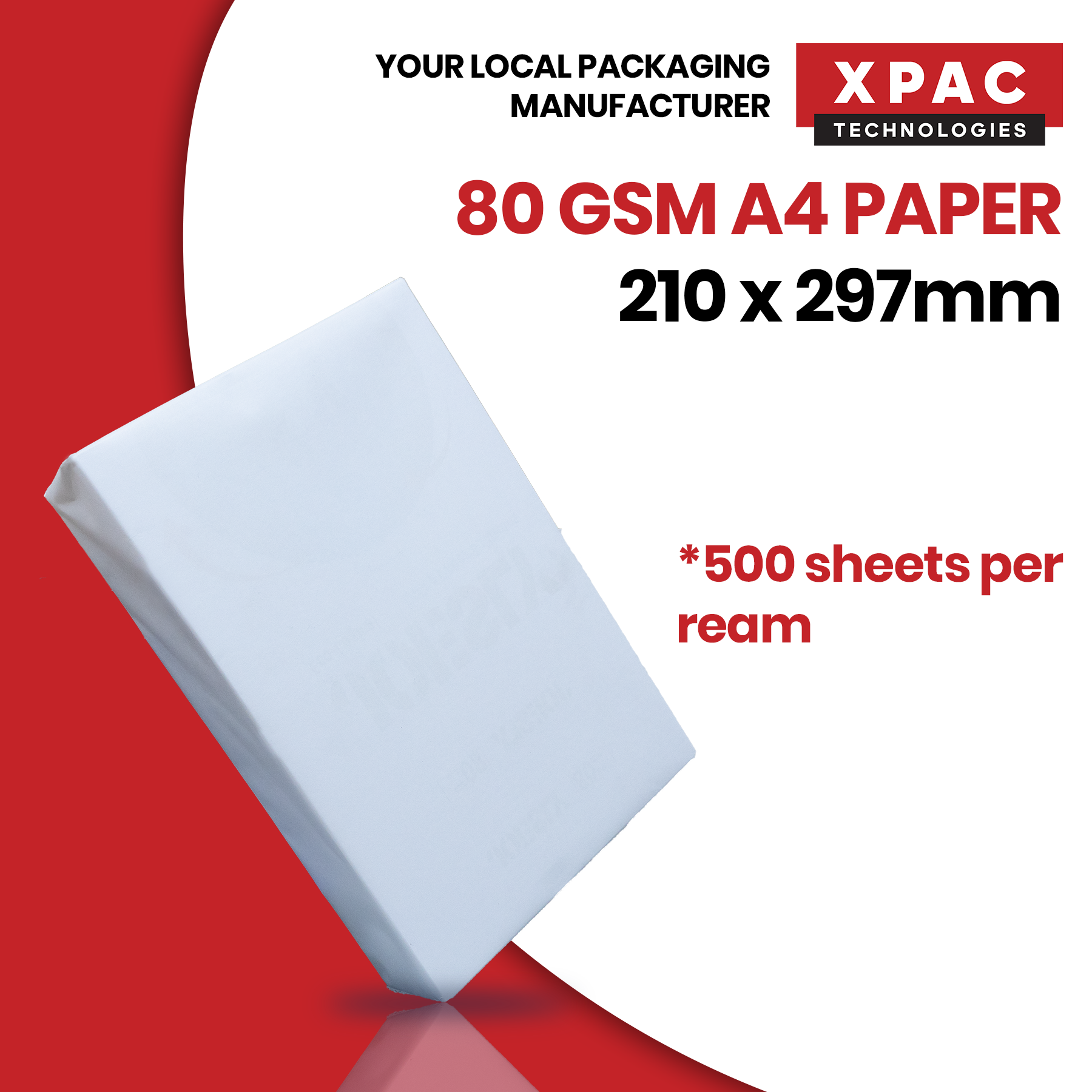 📄 A4 80gsm Paper | Printing Paper - 500 sheets per ream | 1 box = 5 reams of copier paper