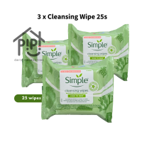 Simple Cleansing Wipes 25s