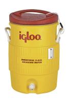 IGLOO Portable Yellow Plastic Water Cooler for Sports Camping Fishing/ Made in USA