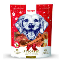 Wanpy Assorted Dog Treats | Jerky | Biscuit | Duck | Beef | Salmon | Chicken | Jerky