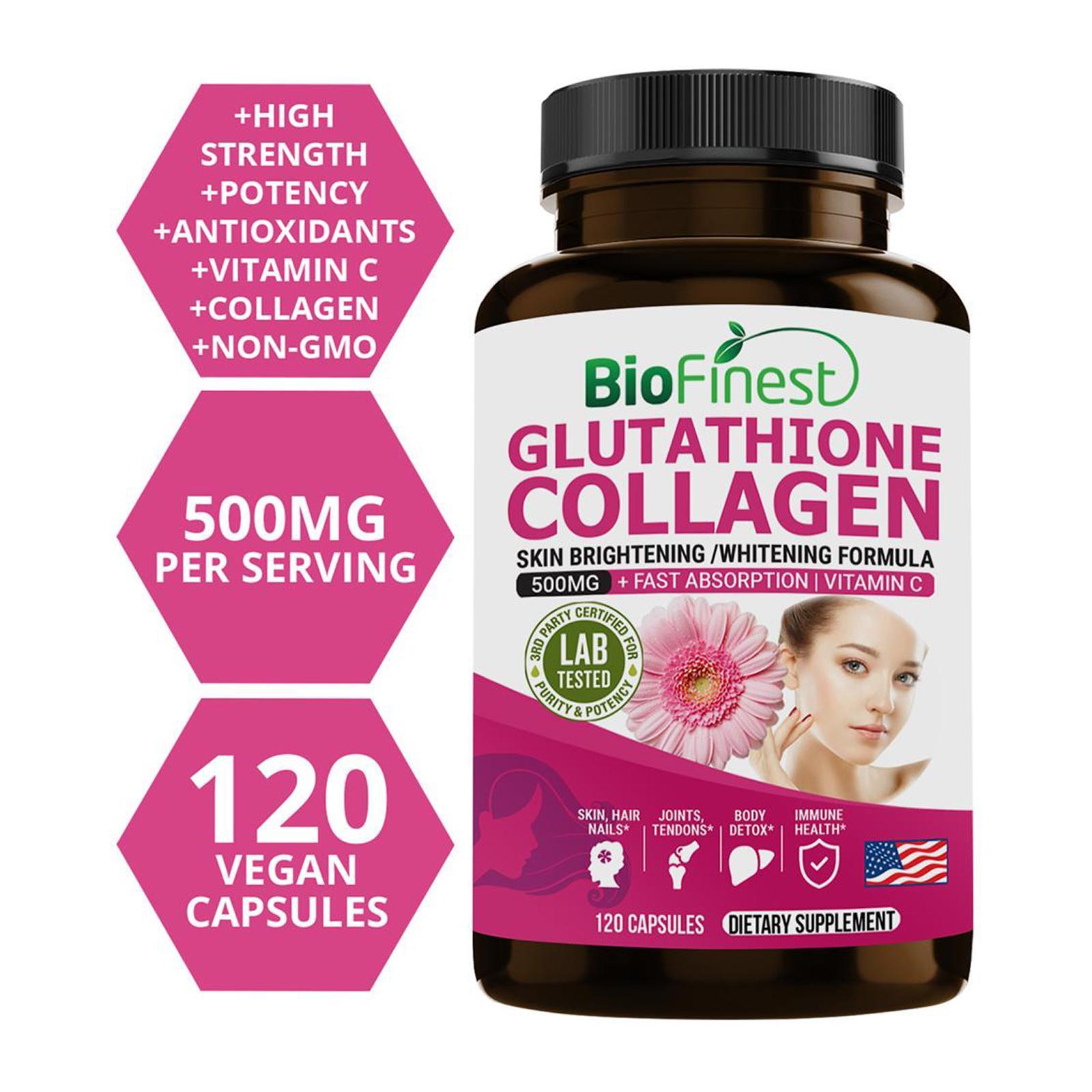 Biofinest Glutathione Collagen 500Mg Vitamin C Skin Whitening Brightening Supplement | Lazada Singapore Biofinest Glutathione Collagen 500Mg Vitamin C Skin Whitening Brightening Supplement | Lazada Singapore