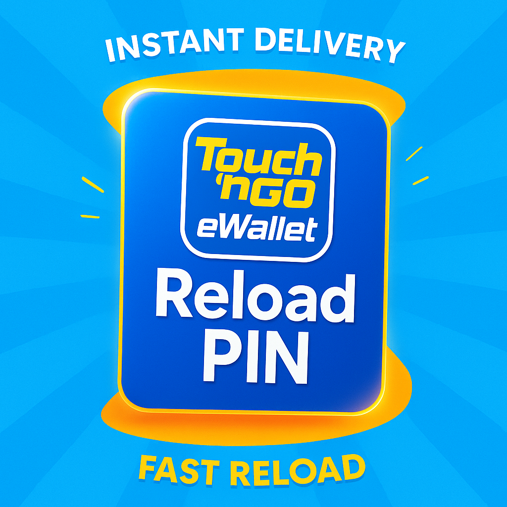[SG Seller | Instant Delivery] Touch ’n Go eWallet Reload PIN – RM5 / RM10 / RM20 / RM50 / RM100 / RM200