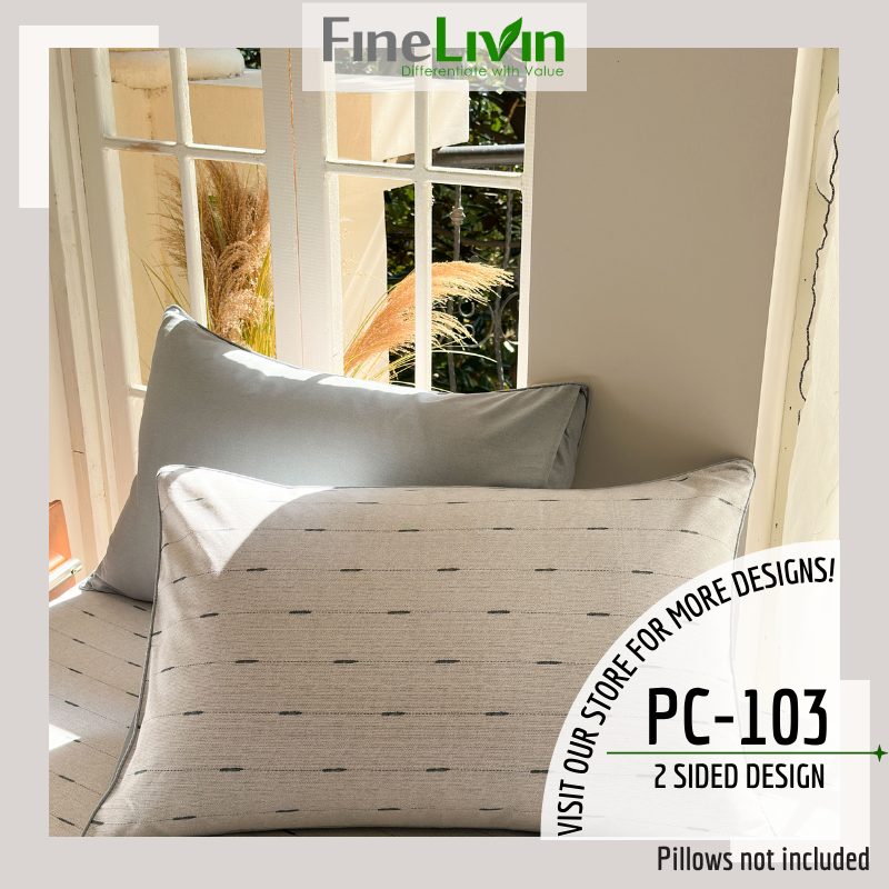 Finelivin Regular 2 Design Pillow case | Full Cotton [3]