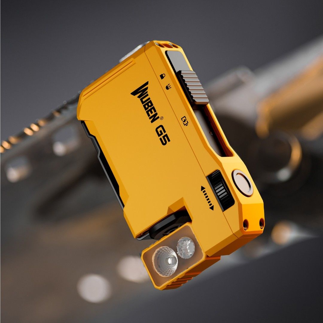 (New Color) Wuben G5 Flashlight in Yellow
