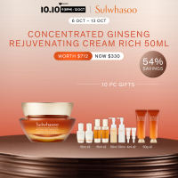 [6 - 13 Oct] Sulwhasoo Concentrated Ginseng Rejuvenating Cream Rich 30ml/50ml