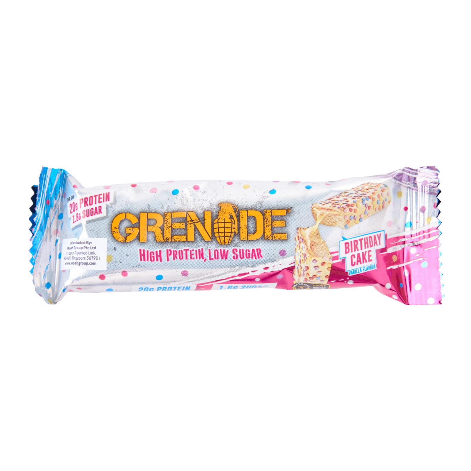 Grenade Carb Killa Protein Bar Individual (Birthday Cake) – Fitness City  Supplements
