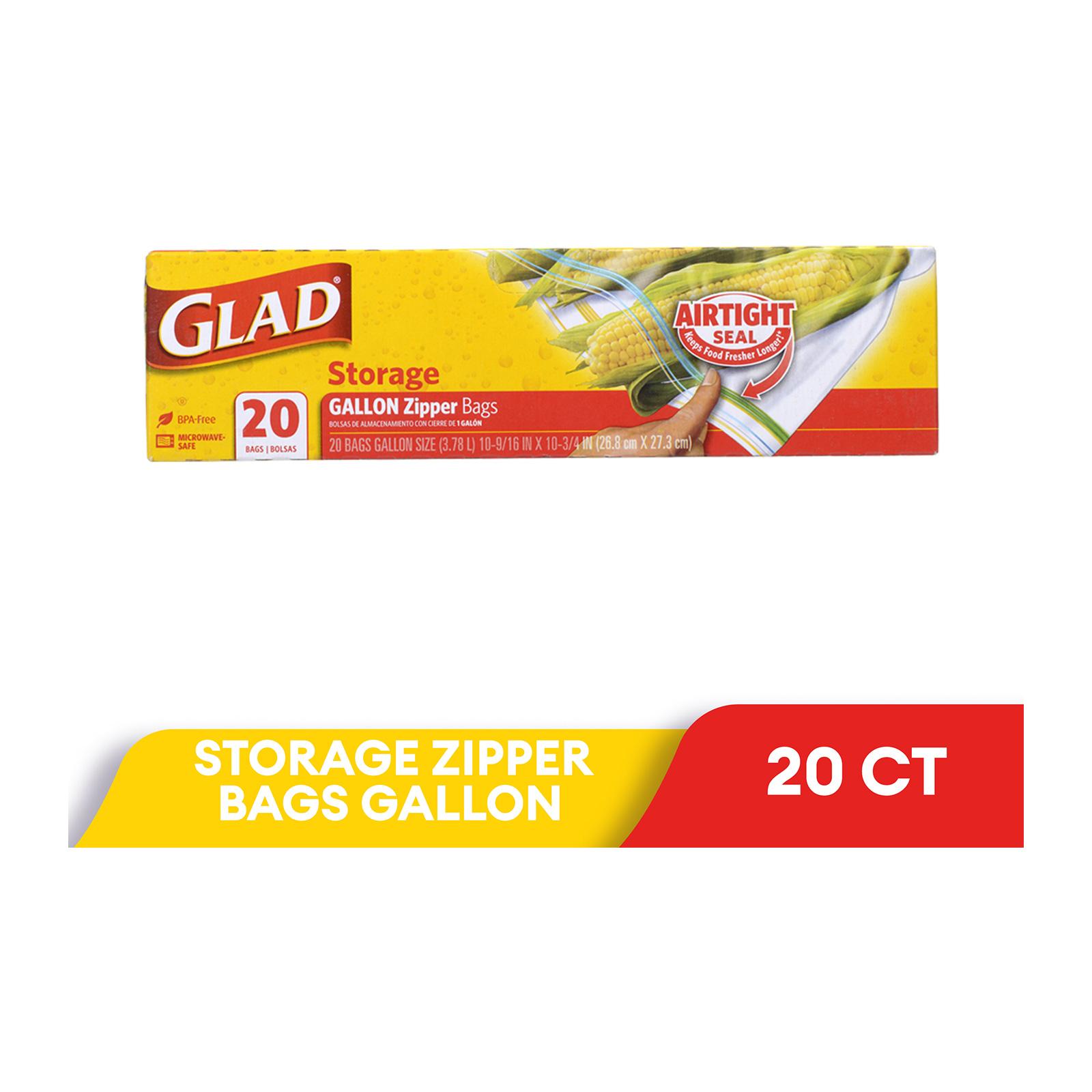 Glad gallon storage discount bags