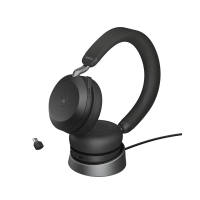 Jabra Evolve2 75 MS Stereo Wireless Bluetooth Professional Noise Cancelling Headphones Advanced ANC