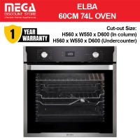 ELBA EL 11 XLB 300 | EL11XLB300 74L 60CM BUILT-IN OVEN