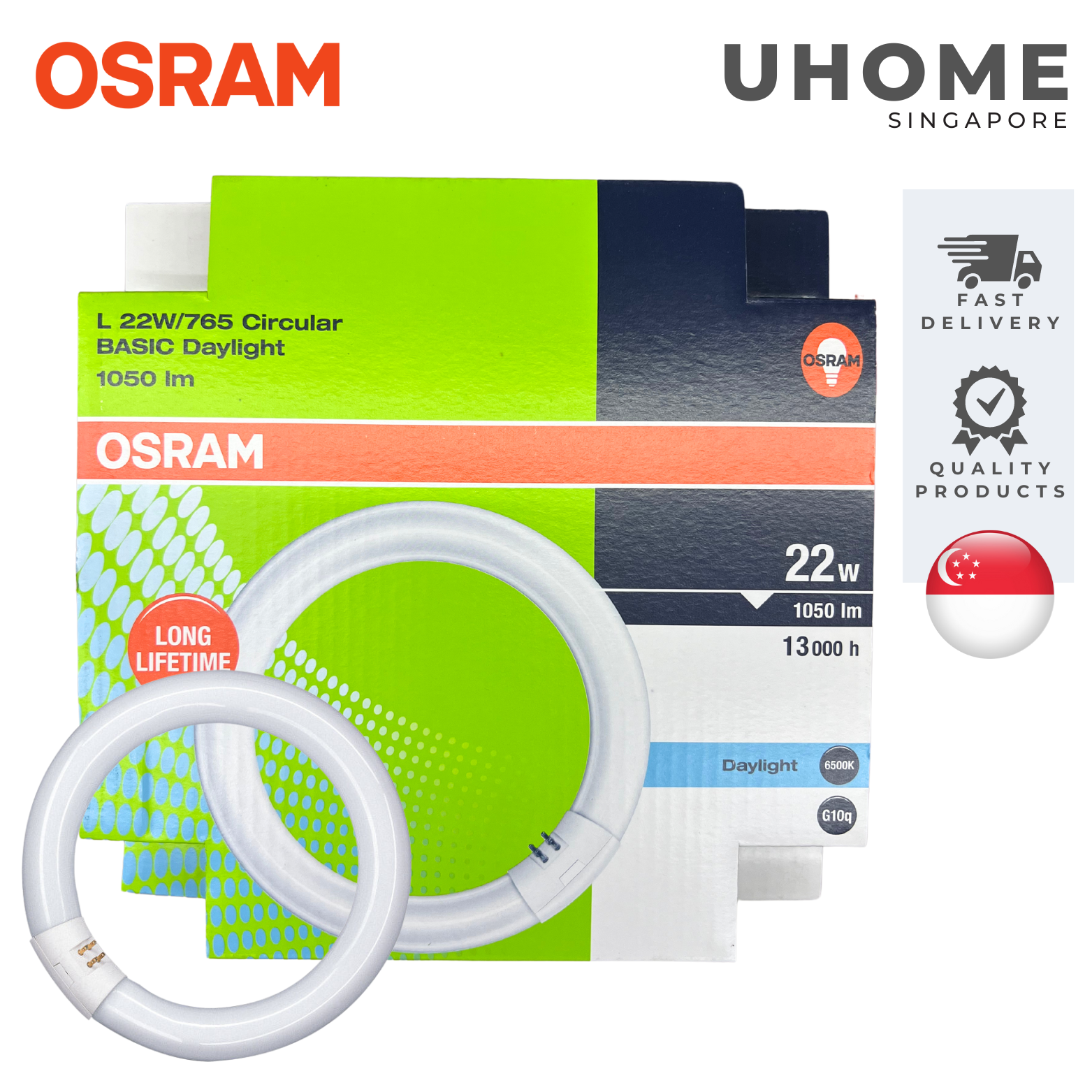 Osram T8 22w/ 32w/ 40w Fluorescent Circular Tube for ceiling light